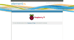 Desktop Screenshot of downloads.element14.com